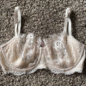 Unlined Victoria’s Secret lace bra